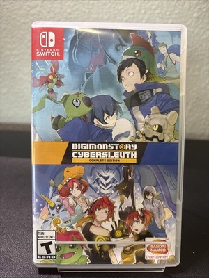 Digimon Story: Cyber Sleuth Complete Edition (Nintendo Switch, 2019) CIB Tested