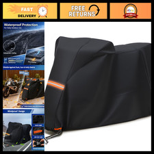 Heavy-Duty Motorcycle Cover 300D, Waterproof  UV Resistant for Outdoor Use