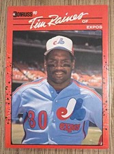 1990 Donruss Tim Raines #216 Expos