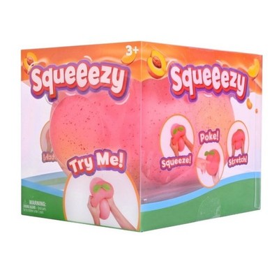 Sunny Days Jumbo Squeezy Peach Squishy Toy Stress Relief Fidget Sensory   NEW