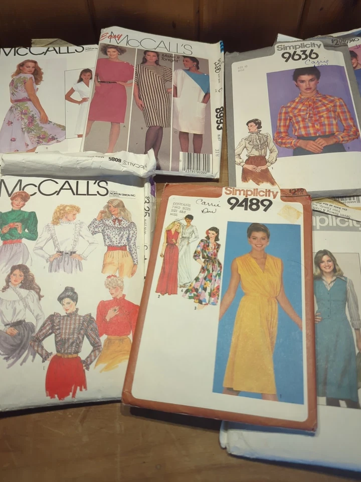 HUGE Lot of 20 CUT Vintage Sewing Patterns Simplicity and McCalls - Image 3 of 4