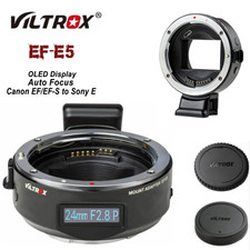 VILTROX EF-E5 OLED Auto Focus Lens Adapter for Canon EF Lens to Sony E-Mount