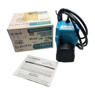 #ad #ad Little Giant Model 2E N Submersible Pump 115V 60Hz 1.7A 502103 1 40HP $116.95