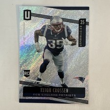 2019 Panini Unparalleled Keion Crossen #19 New England Patriots