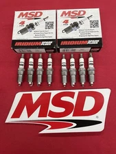 MSD-37124 Iridium Spark Plugs.. 14mm Thread-.691 In Reach-Heat Range-5  8PLUGS