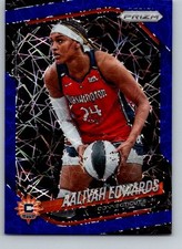 2025 WNBA Prizm Blue Velocity Aaliyah Edwards