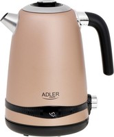 Adler Wasserkocher AD1295G 2200W 1,7 Liter Temperatureinstellung Wasser Kocher