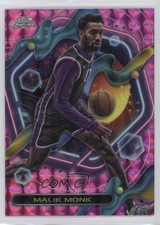 2023-24 Topps Cosmic Chrome Pink Galaxy Refractor Malik Monk #110 5i3