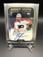 2021-22 O-Pee-Chee Platinum Rookie AUTO RC #R-TL Tanner Laczynski Flyers