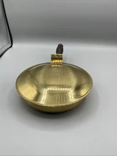 Vintage Brass Silent Butler Crumb Catcher Flaws