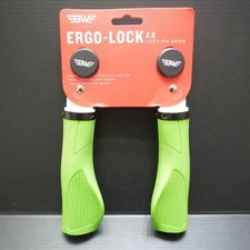 BW USA Ergo-Lock 2.0 Grips Dual Lock-On MTB Bike Handlebar Grips Green
