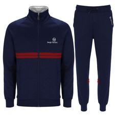 Sergio Tacchini Tracksuit Dallas Track Jacket Bottoms Maritime Blue /White/ Rush