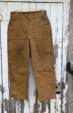 Vintage Duck Cloth Pants American Field Sportswear 36 Hunting Utility USA 1950s