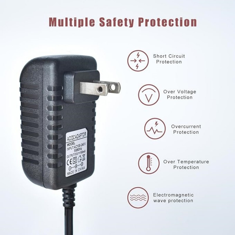 15V Adapter for Black & Decker 90627870-01 Screwdriver BDCD8BVA BDCD8C BDCS20C