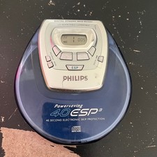 Philips 40 ESP3 Cassette Player Cd Rewritable Compatible Tested