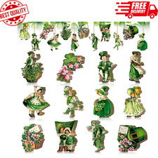 36 Pcs Vintage St. Patrick's Day Ornaments for Tree St. Patrick's Day Decoration