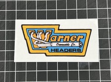 New Warner Headers Oceanside Ca. - Vintage 1970s Racing Decal Sticker
