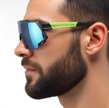 Men Boys Cycling Baseball Racing Sports Sunglasses Mirrored Glasses Ski Cycling