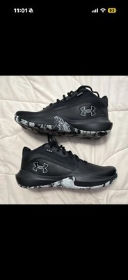 Under Armour UA Lockdown 7 Black White Leather Basketball 2024 3028512-003