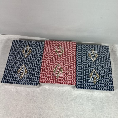 New Vegas Brand 3 Packs Playing cards, Casino Style Quality SEALED blue red