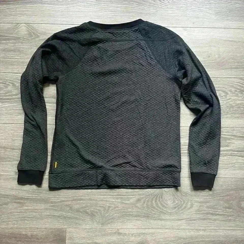 Sudadera deportiva Lucy acolchada gris carbón ropa deportiva yoga talla M Foto 2 de 4