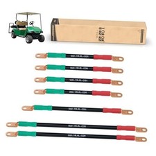 Golf Cart Battery Cables 4 Gauge for 36v  48v EZGO TXT 1994-UP, AC/DC Wire