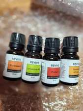 4 X Revive Essential Oil LEMON , PROTECT , SUMMER - 10ML