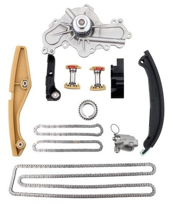 Timing Chain Kit Water Pump For 13-17 Ford Edge Taurus Lincoln MKS MKX 3.5 3.7L