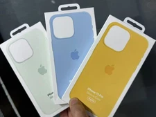 For iPhone 15 Pro Max 15 Plus 15 Pro 15 Original Silicone Case with MagSafe 2023