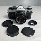 New ListingCanon Ae-1 Program 35mm Slr Film Camera W/ 50mm 1:1.8 Lens Tested Read