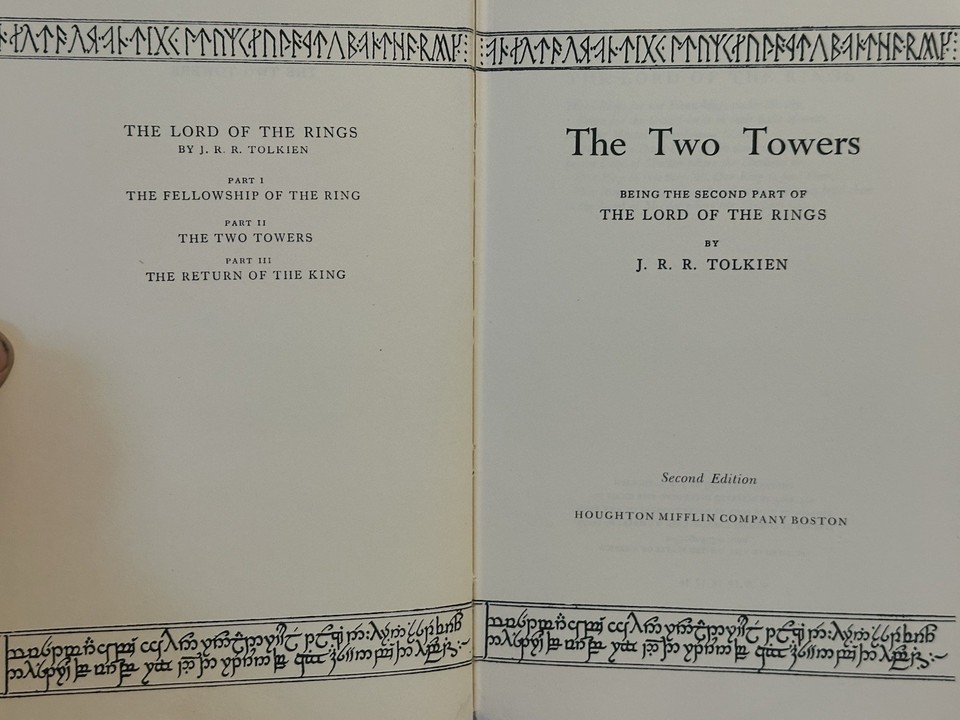 1965 Lord of the Rings Trilogy Set J.R.R. Tolkien 2nd Edition W/ Maps ...