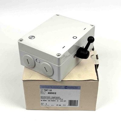 Elektra Tailfingen TWT32 Wendeschalter isogekapselt Ie50A, Ue400V, unused/OVP