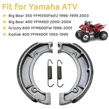 Rear Brake Shoes Fits Yamaha Big Bear 350 YFM350 1996 1997 1998 1999 Rear Shoes
