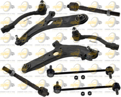 Front End Kit For Hyundai Accent LE SE 1.6L Lower Control Arms Rack Ends Sway Ba