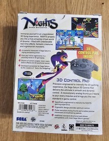 Nights Into Dreams (Sega Saturn, 1996) Big Box W/ 3D Control Pad CIB + Reg Card