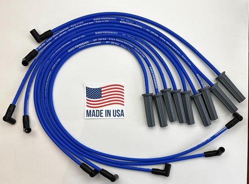 1966-67 CADILLAC 429 SMALL BLUE CAP HEI DISTRIBUTOR + 45k COIL + 8.5mm WIRES USA - Picture 2 of 18