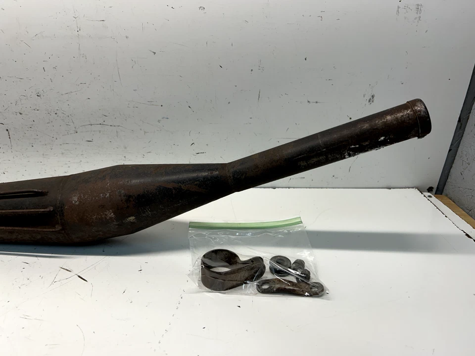 Yamaha CT1 175 CT 175 Race escape/silenciador/silenciador/montaje deflector (1970) Foto 4 de 4