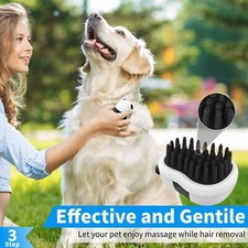 Pet Bath Brush for Dogs Cats Panda Shaped Grooming Massage Shampoo Comb