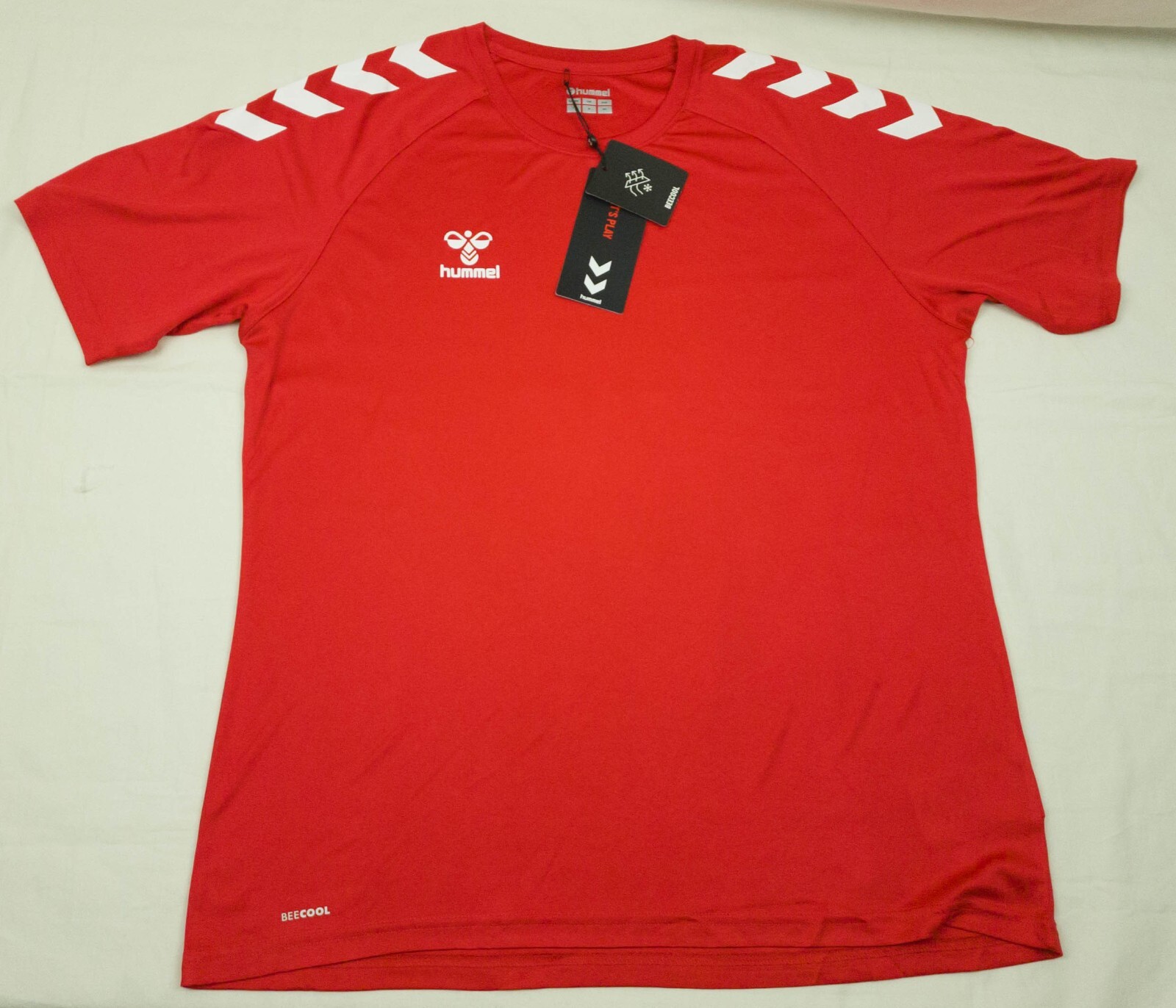 CAMISETA HUMMEL TOP ROPA DEPORTIVA BEECOOL PARA HOMBRE TALLA L NUEVA CON ETIQ...