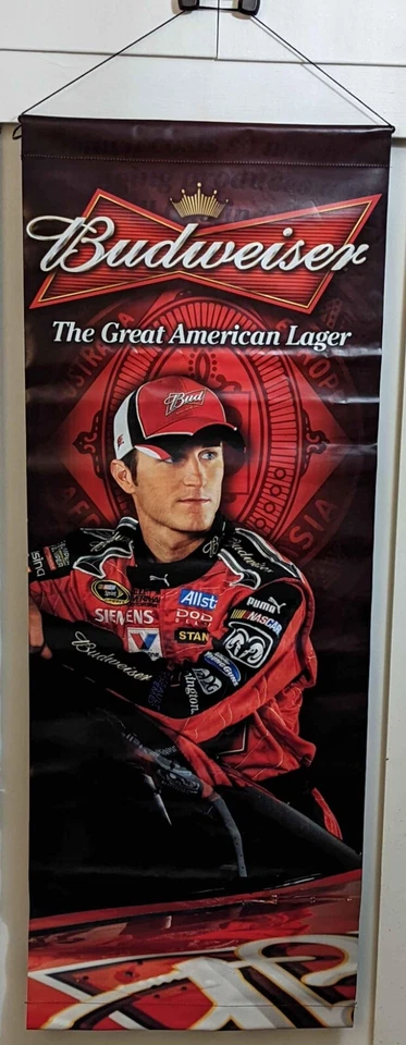 Kasey Kahne Budweiser Vinyl Sign poster 22"X60" Nascar - Image 2 of 2