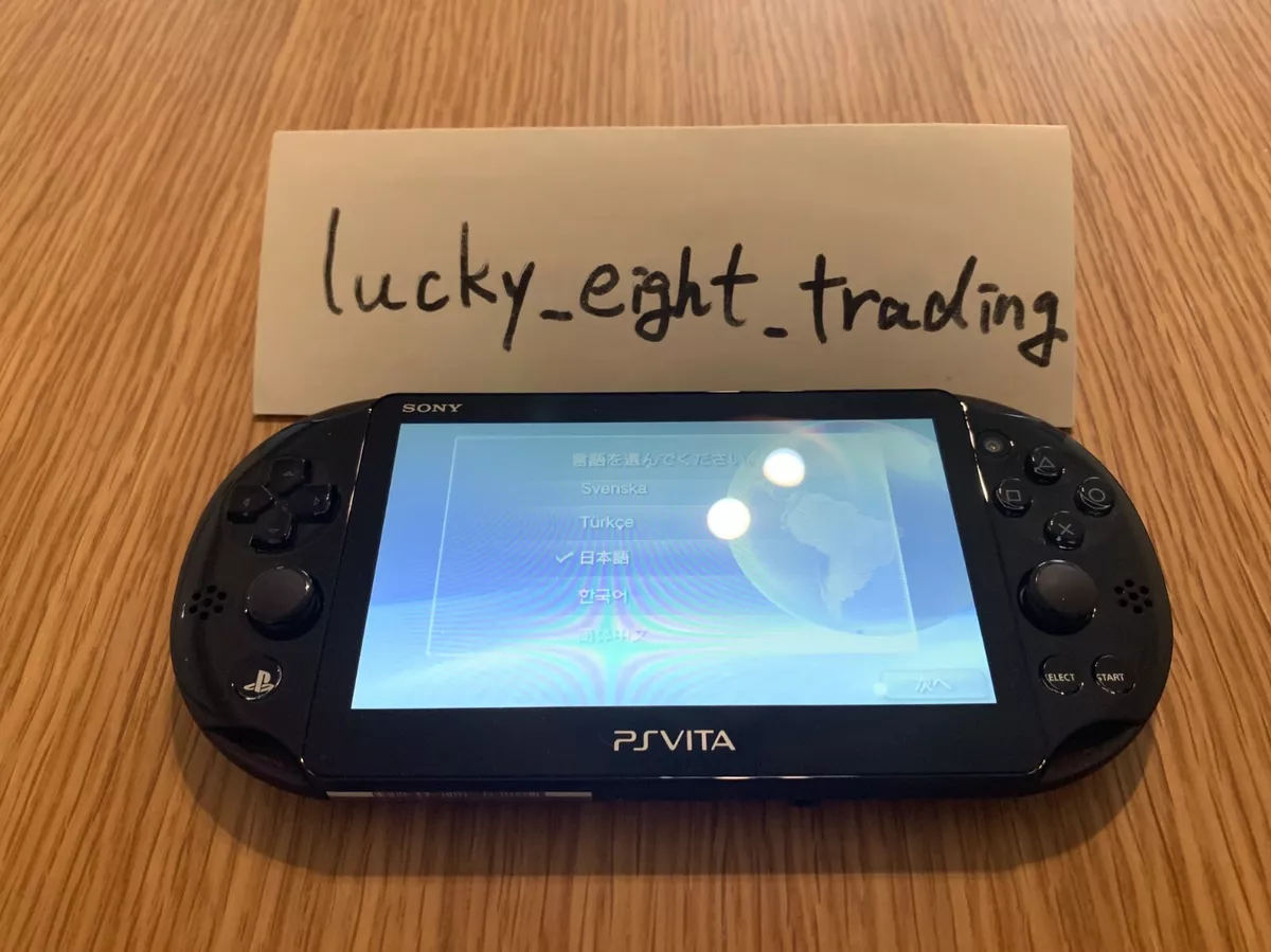 PS Vita Black PCH 2000 ZA11 Console only PSV Slim [H]