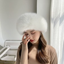 Femme Chapeau Fausse Fourrure Neige Bonnet Oreille Chaud Extérieur Russe Cosaque