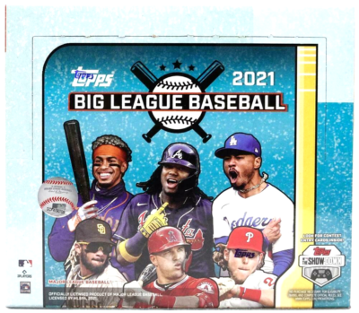 2021 Topps Big League Baseball Sealed Hobby Box with 18 Packs NEW
