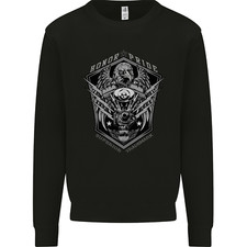 Honor & Pride Eagle Motorbike Motorcycle Mens Sweatshirt Jumper