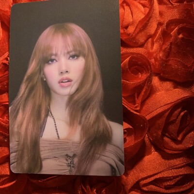 LISA BLACKPINK VOGUE RED Edition Celeb K-pop Girl Photo Card