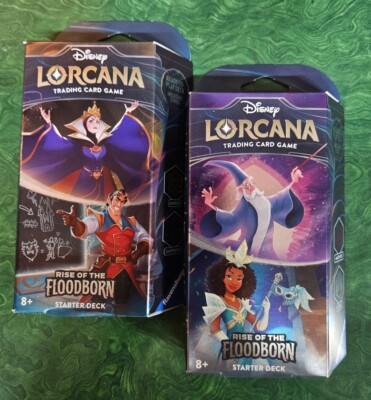 Disney Lorcana Rise of the Floodborn -2 Starter Decks MERLIN and THE QUEEN-  new | eBay