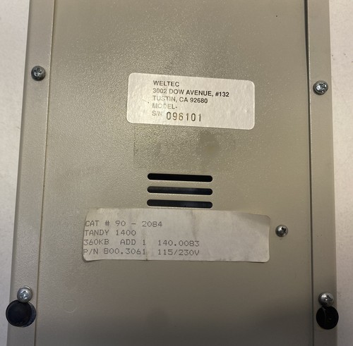 Vintage Weltec Digital Model 096101 External 5.25" Floppy Drive For Apple - Picture 5 of 8