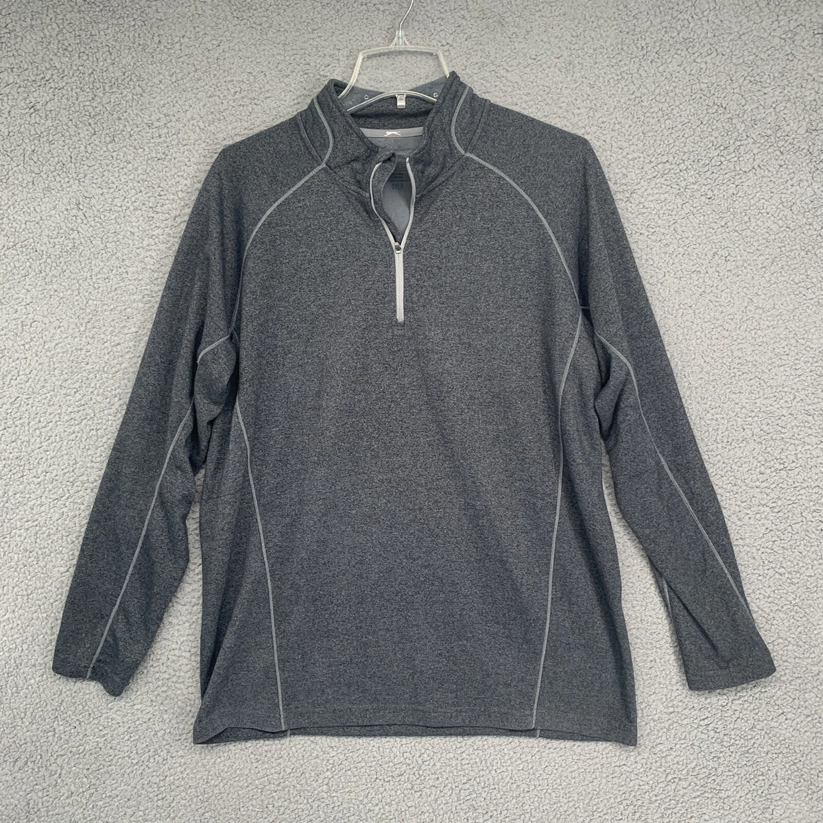 Slazenger golf zip pullover best sale mens