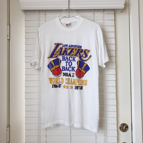 Vintage Los Angeles Lakers Back To Back World Cham