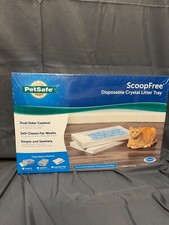 Petsafe Scoopfree Disposable Crystal Kitty Litter Tray And Lid 4.5 Lbs Original